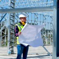 Engineer At Construction Site
